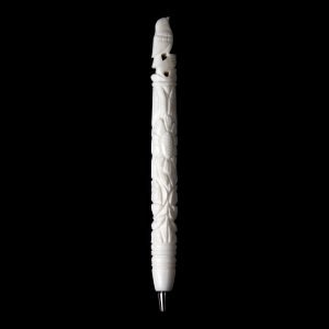 bone-carving-handmade-unique-pen-white